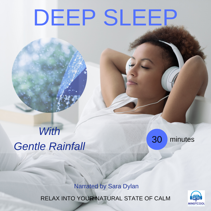 Audiobook: DEEP SLEEP MEDITATION WITH GENTLE RAIN FALL 30 MINUTES