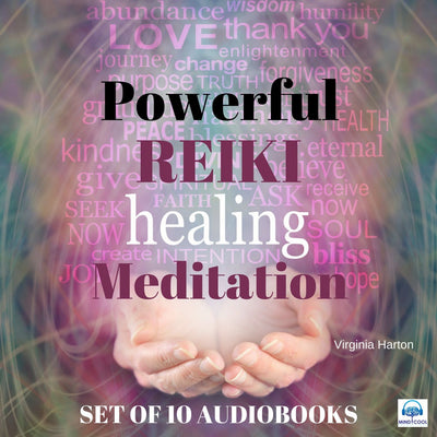 Powerful Reiki Healing Meditation SET OF 10 AUDIOBOOKS front cover