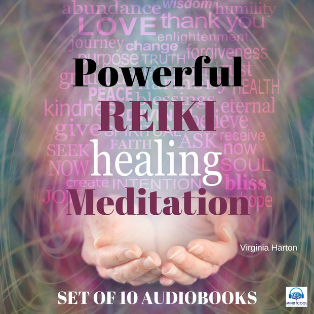 Powerful Reiki Healing Meditation SET OF 10 AUDIOBOOKS front cover