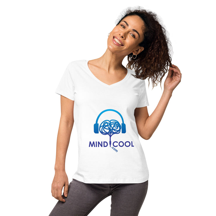 Women’s fitted v-neck t-shirt